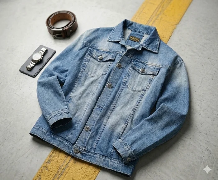 Camperas de Jeans Over de Hombre Art Sbalrog