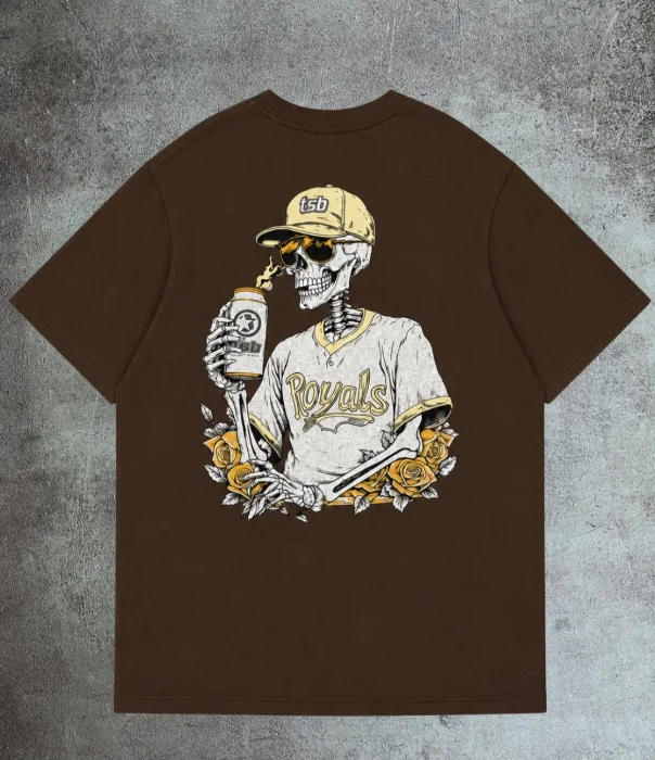 Remera Over Calavera