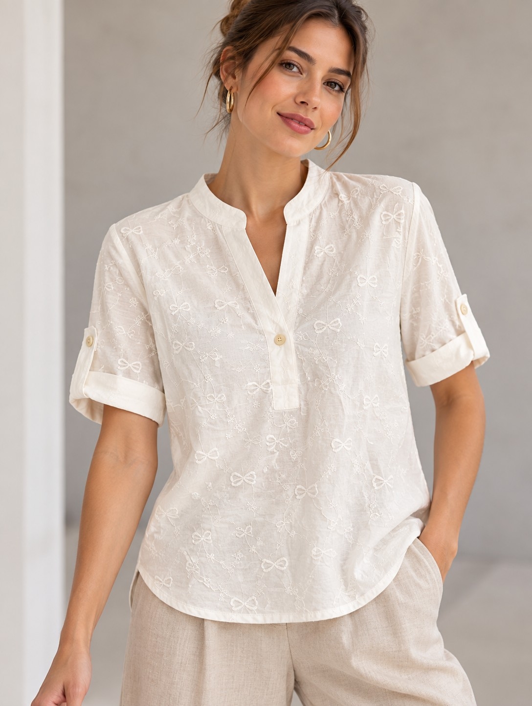 Camisa Broderie - Imagen 2