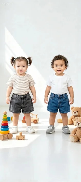 Bermudas Unisex para Bebes