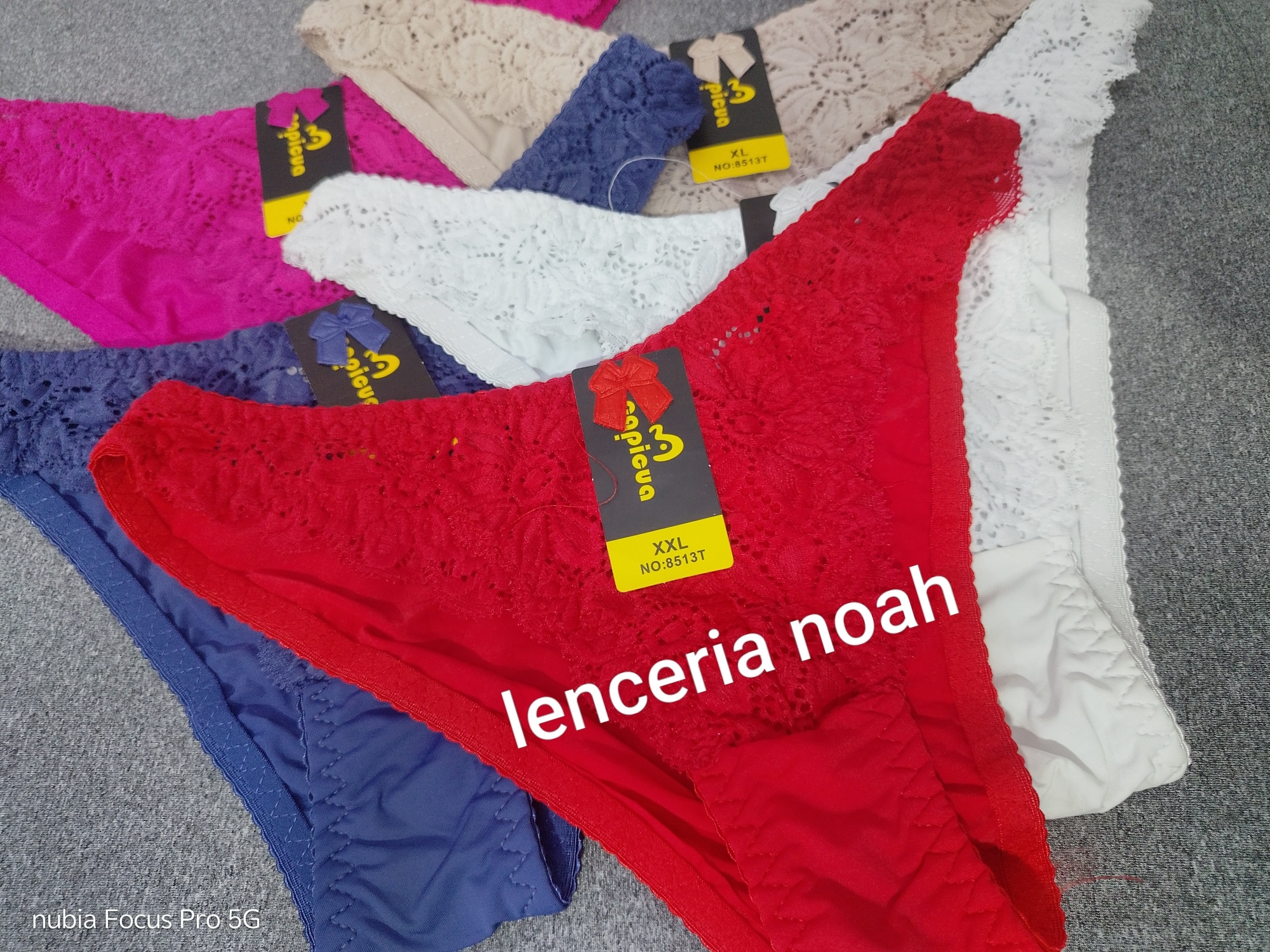 Vedetina Capicua con Puntilla Licra - Imagen 2