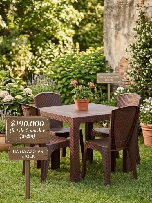 Set de Jardín Completo