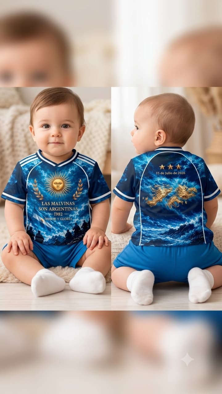 Camiseta Malvinas Bebé - Imagen 3