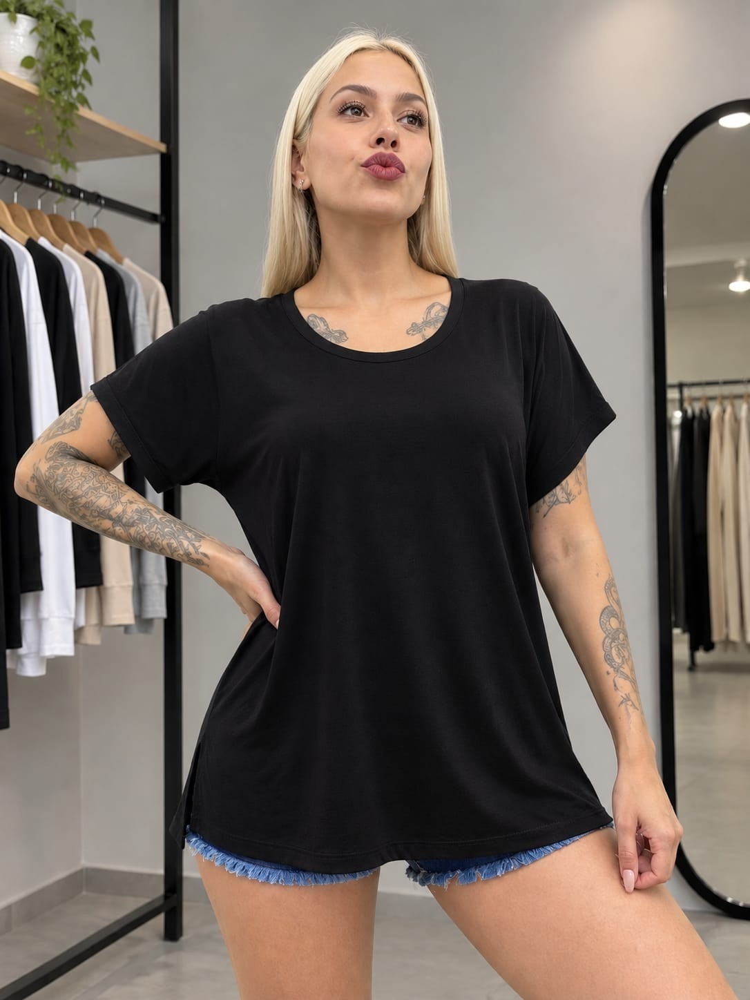 Remerones con Abertura - Modal Viscosa - Imagen 1