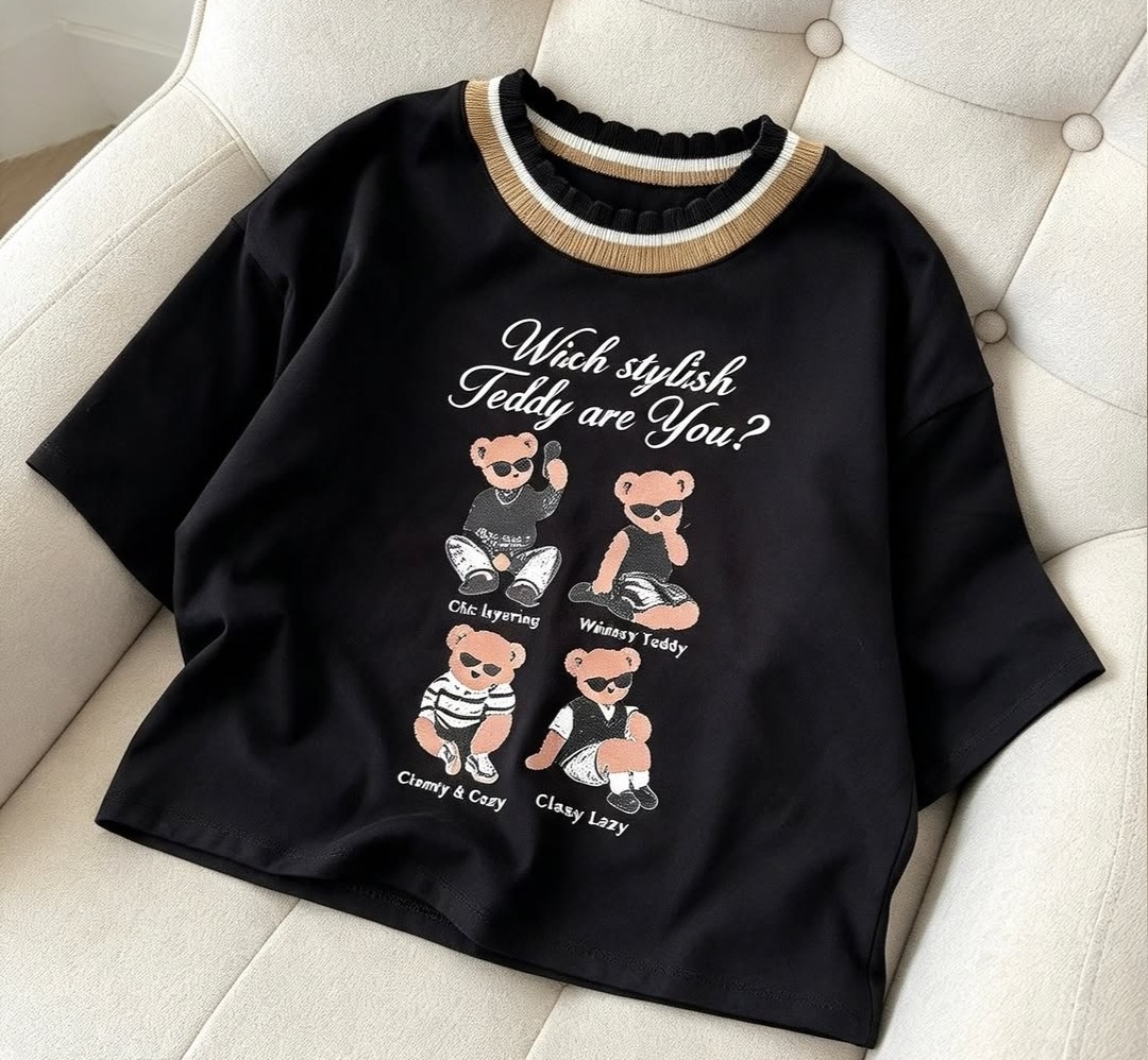 Remera Cuello Tejido Tendencia - Imagen 2