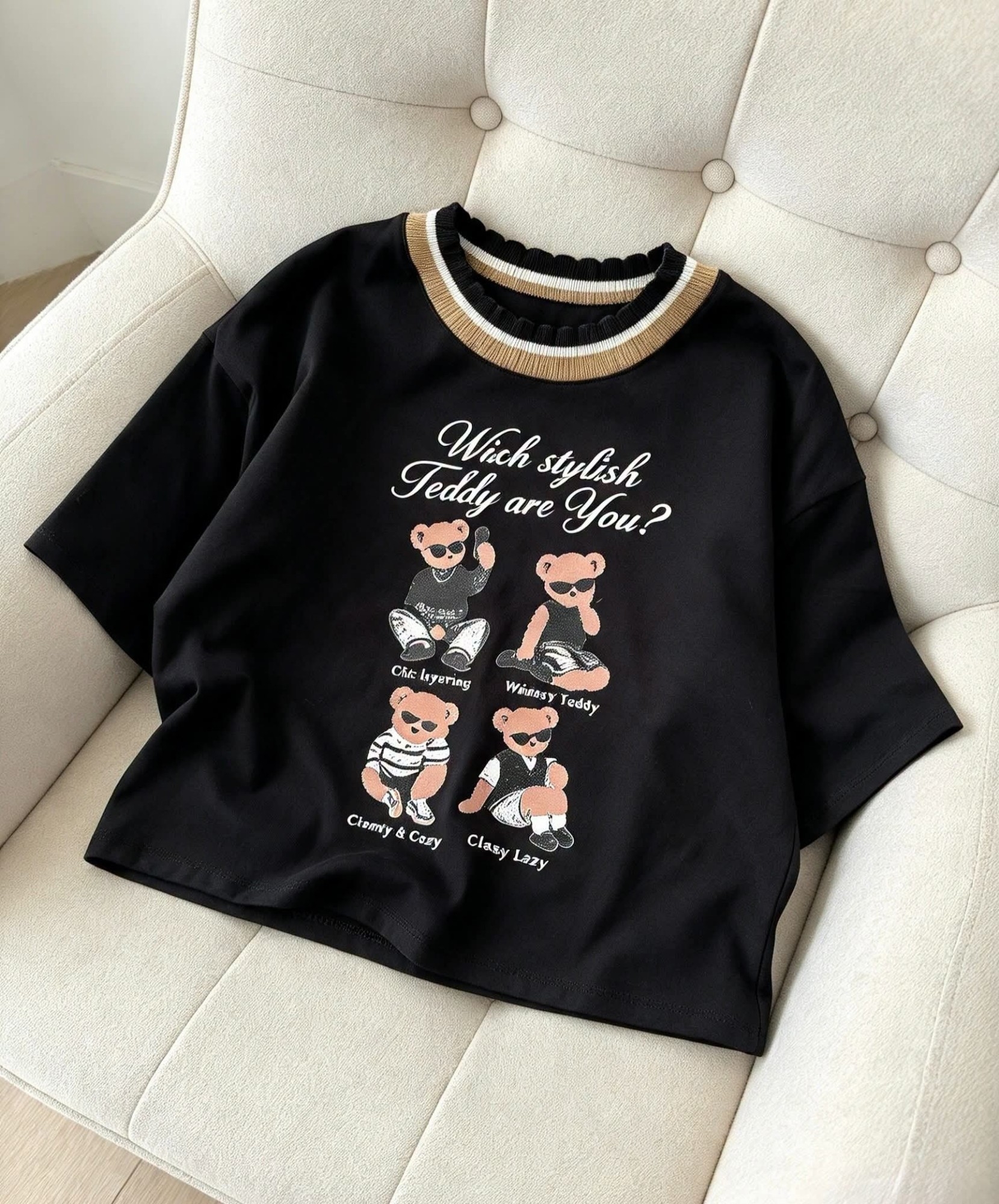 Remeras Cuello Tejido (tendencia) - Imagen 2