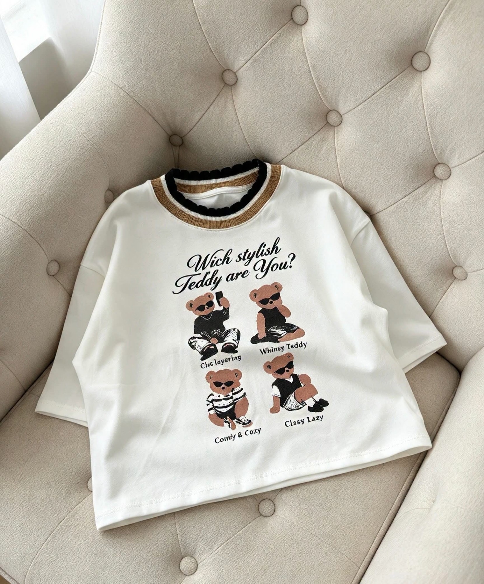 Remeras Cuello Tejido (tendencia) - Imagen 3