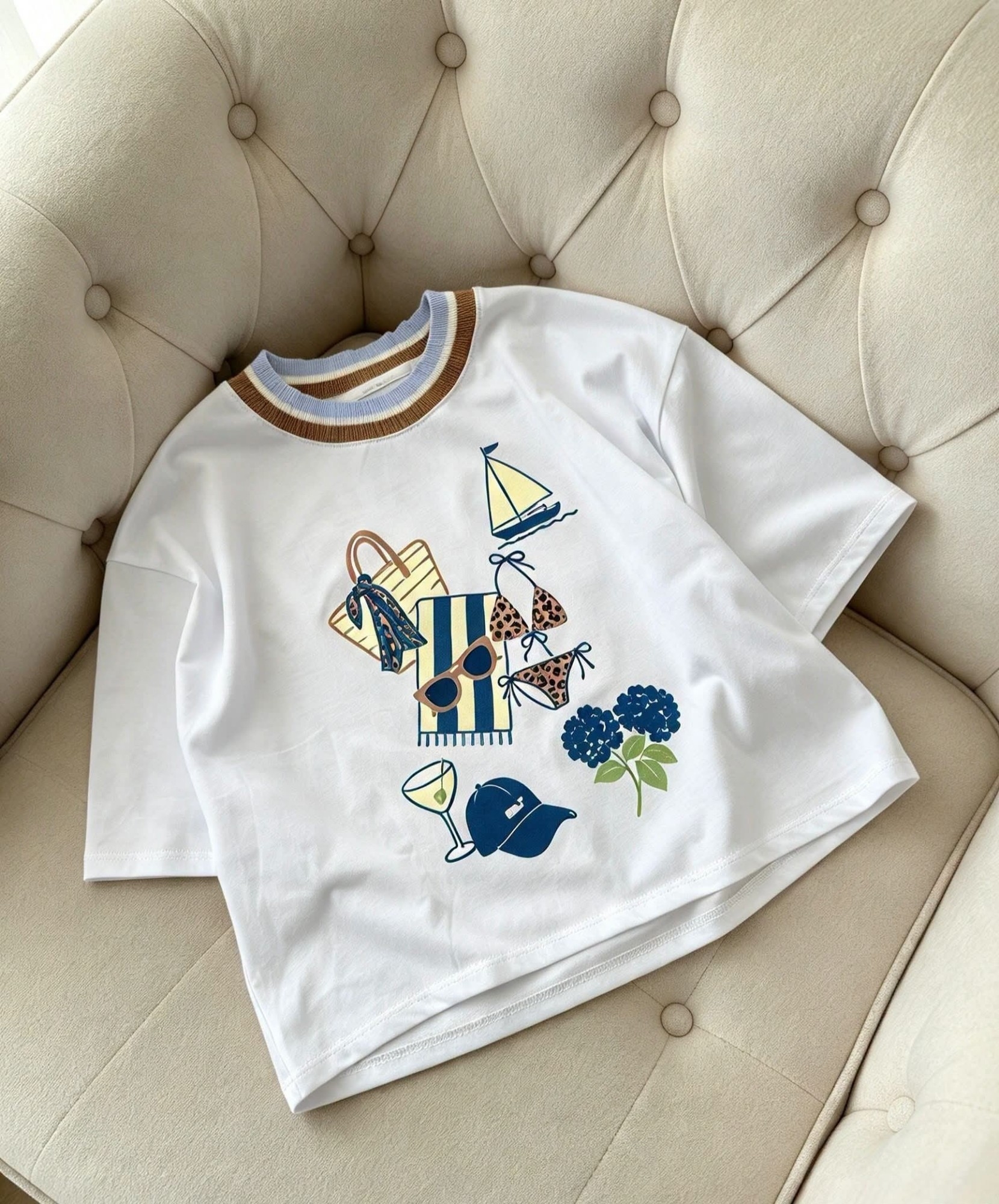 Remeras Cuello Tejido (tendencia) - Imagen 4
