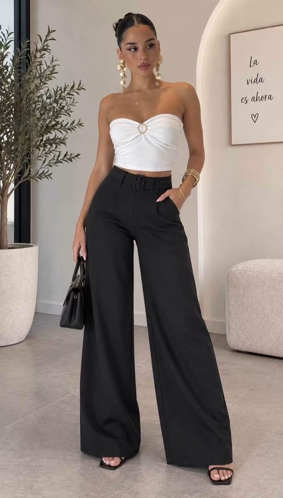 Pantalón de Vestir con Cinto - Imagen 2