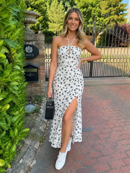 Vestido Hawaii con Tajo