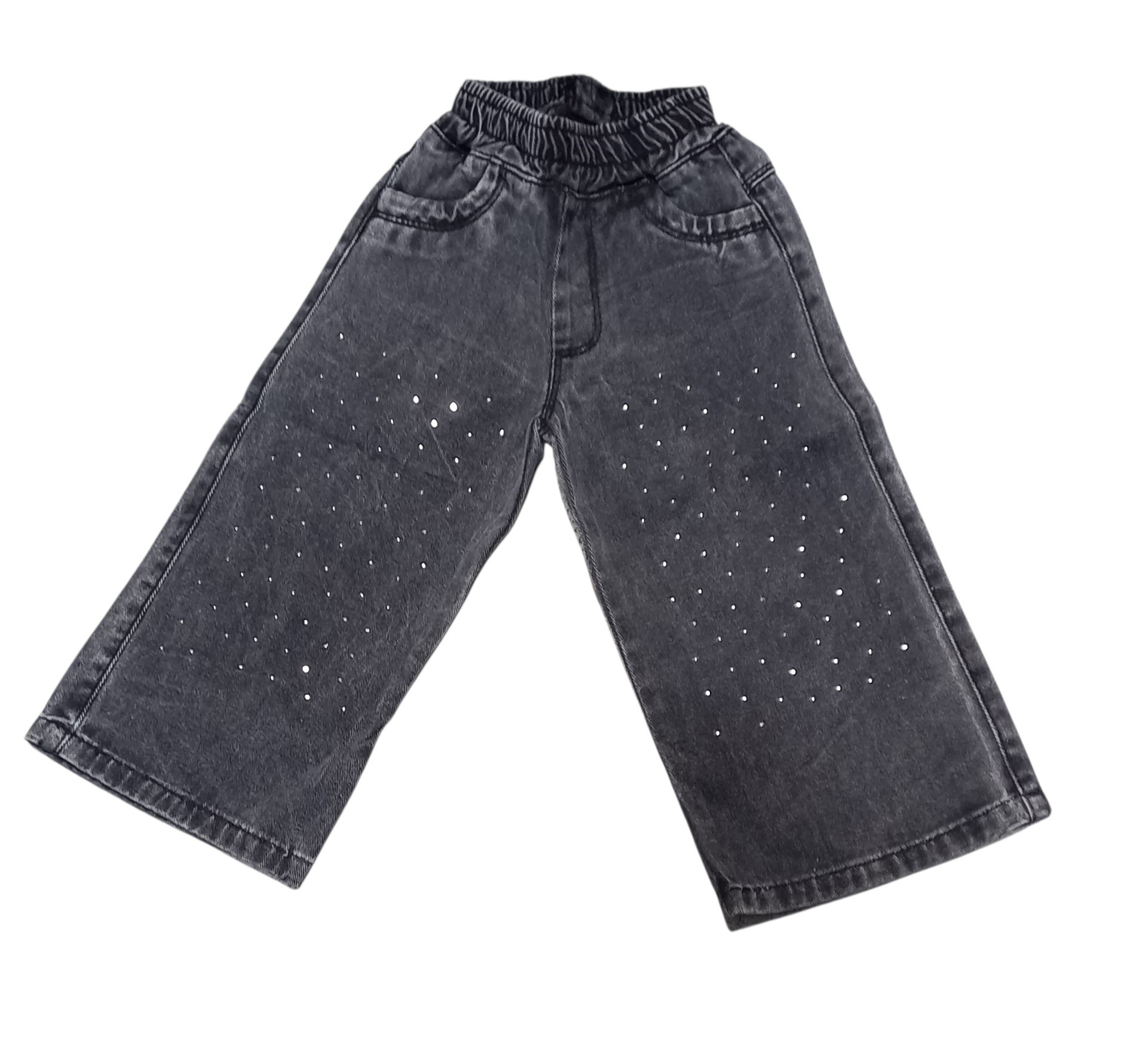 Pantalón  Palazo de Jeans Rígido de Beba - Imagen 2