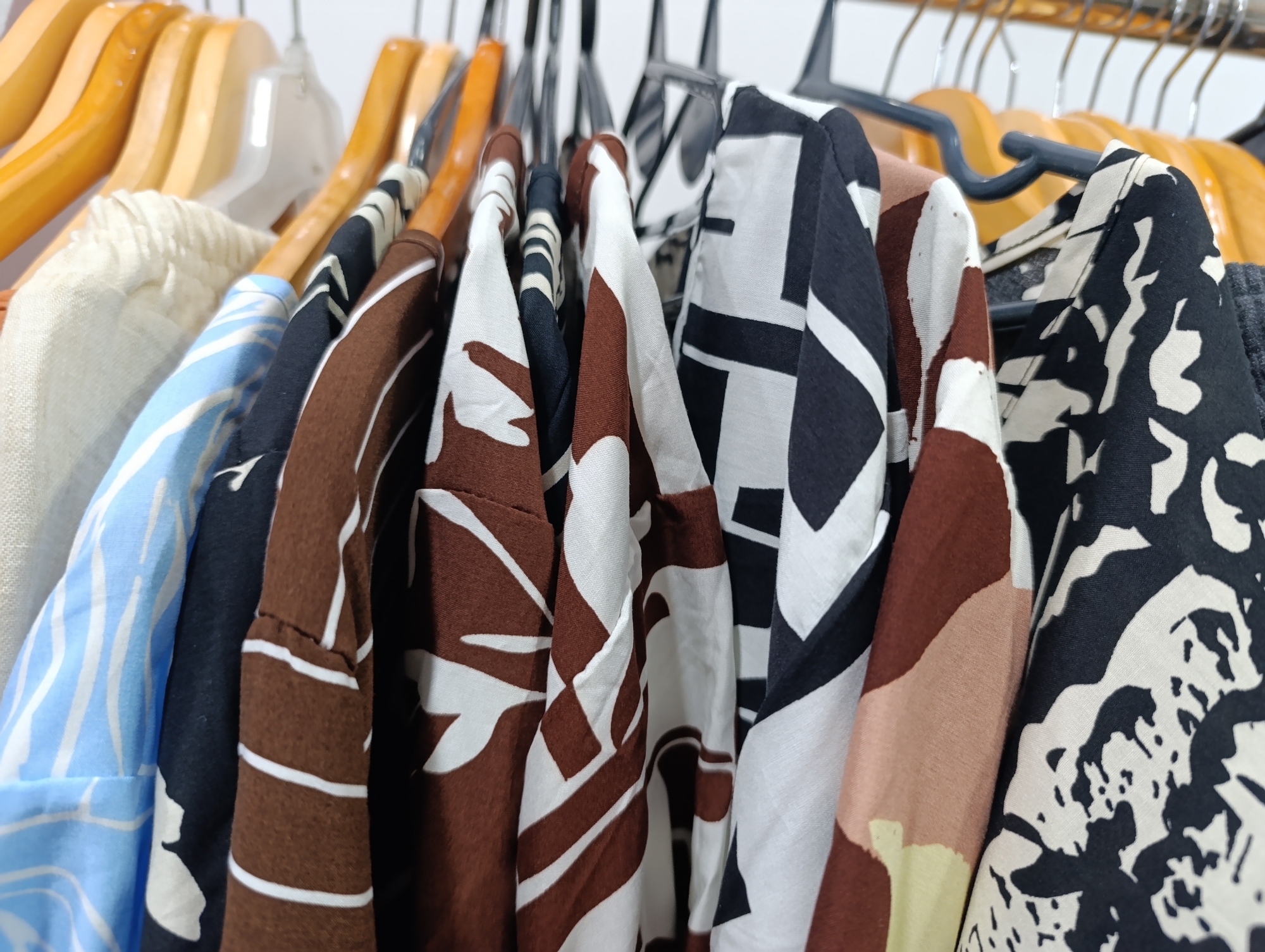 Vestidos con Manga Talles Grandes Fibrana Poplin Importado - Imagen 2