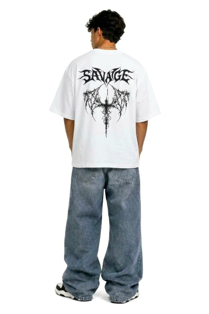 Remera Oversize Estampada Diseño Camiseta Ancha Diseño Hombre Unisex Mayoristas - Imagen 2