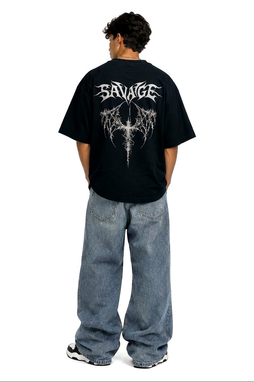Remera Oversize Estampada Diseño Camiseta Ancha Diseño Hombre Unisex Mayoristas - Imagen 7