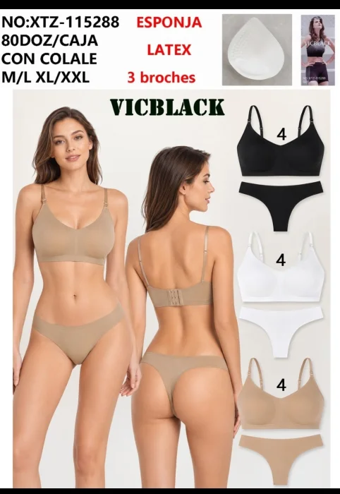 Conjunto Dos Piezas Vicblack 3 Colores