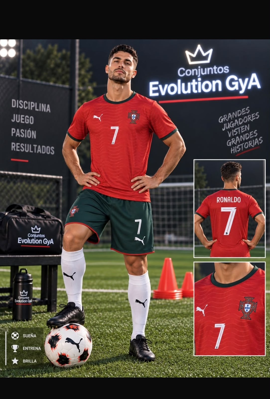Conjuntos Adulto Portugal-psg-chelsea - Imagen 3