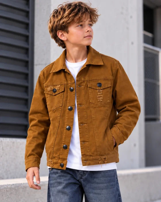 Campera de Gabardina con Rotura | 4 al 16