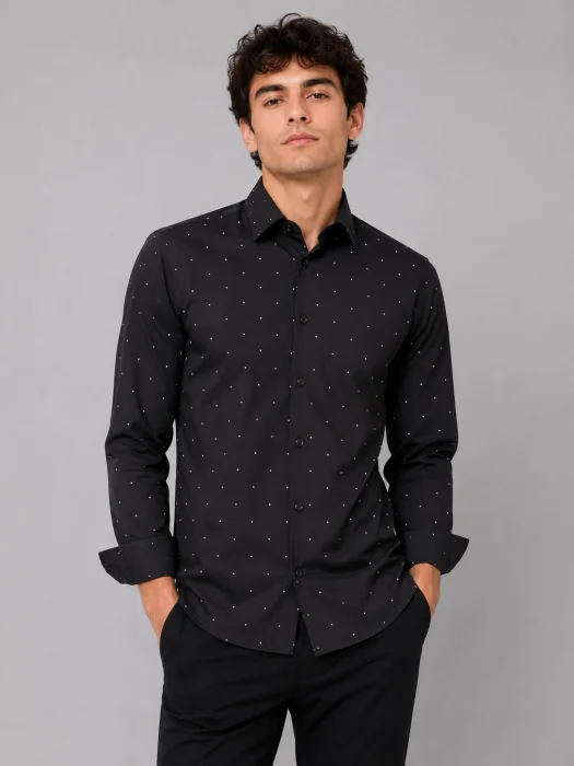 Camisa Elastizada Estampada