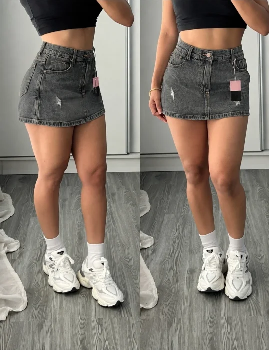 Mini Pollera Jeans