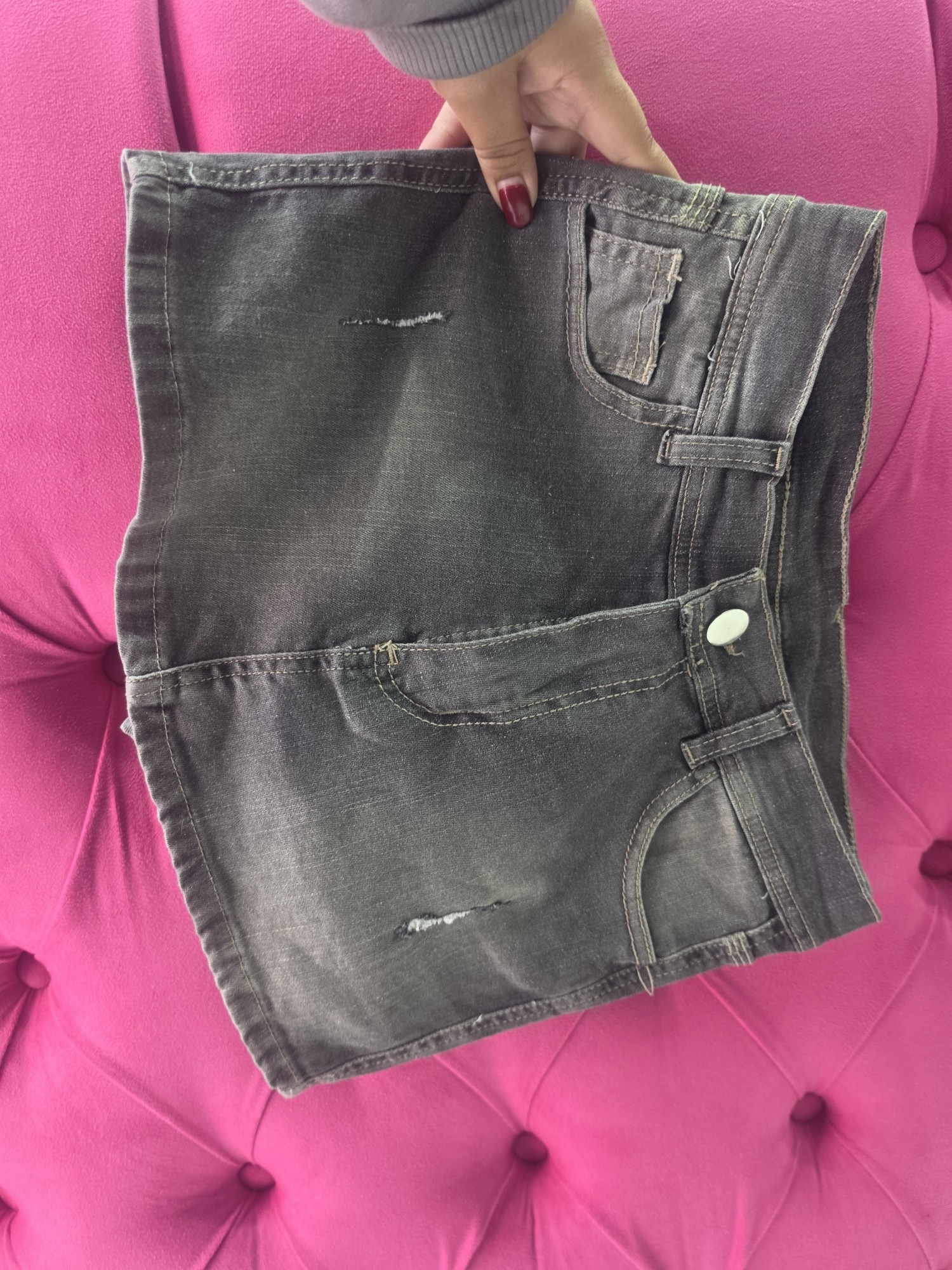 Mini Pollera Jeans - Imagen 2