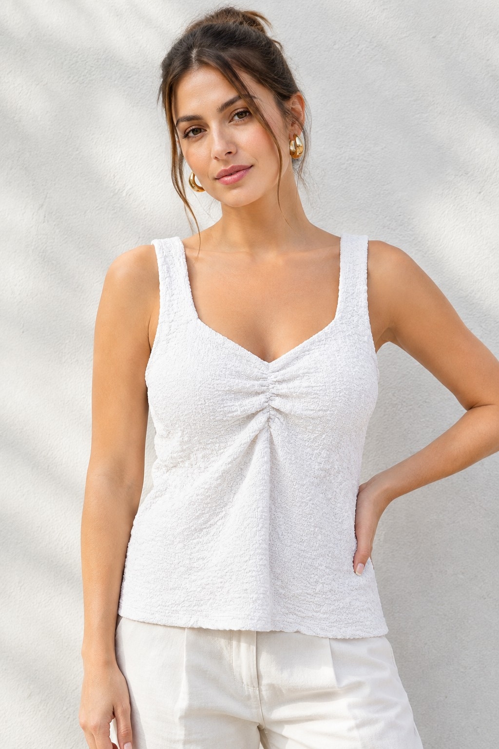Musculosa Frunce Bruselas - Imagen 3