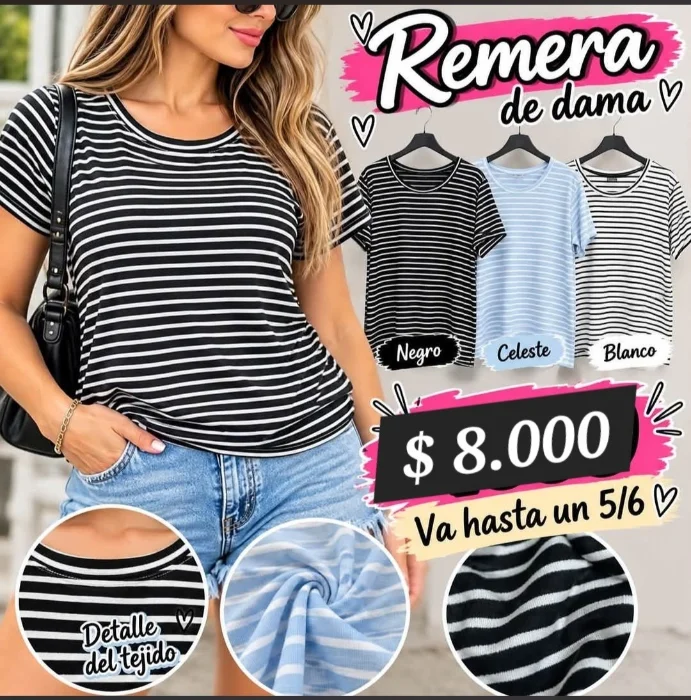 Remera Dama Talle Especial