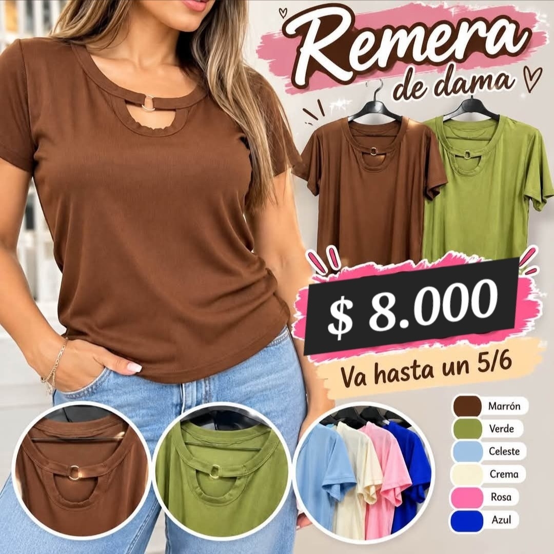 Remera Dama Talle Especial - Imagen 2