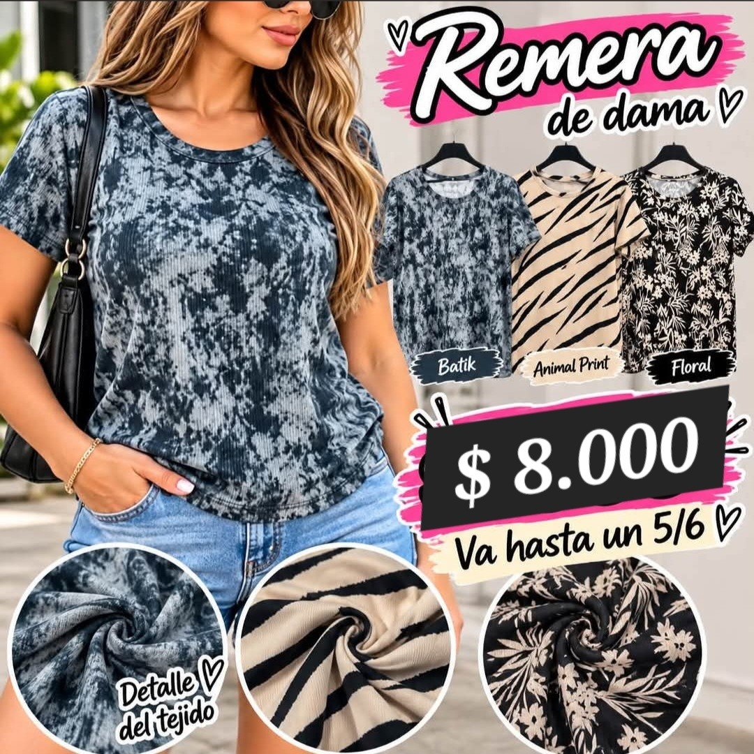 Remera Dama Talle Especial - Imagen 3