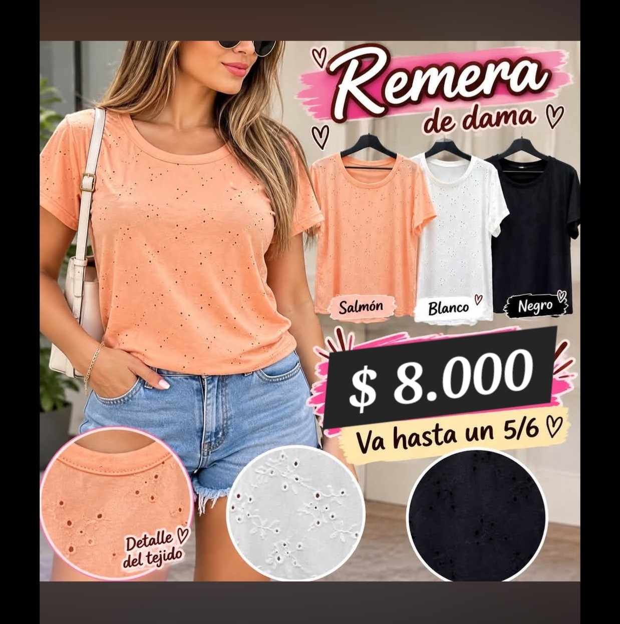 Remera de Dama Talle Especial - Imagen 2