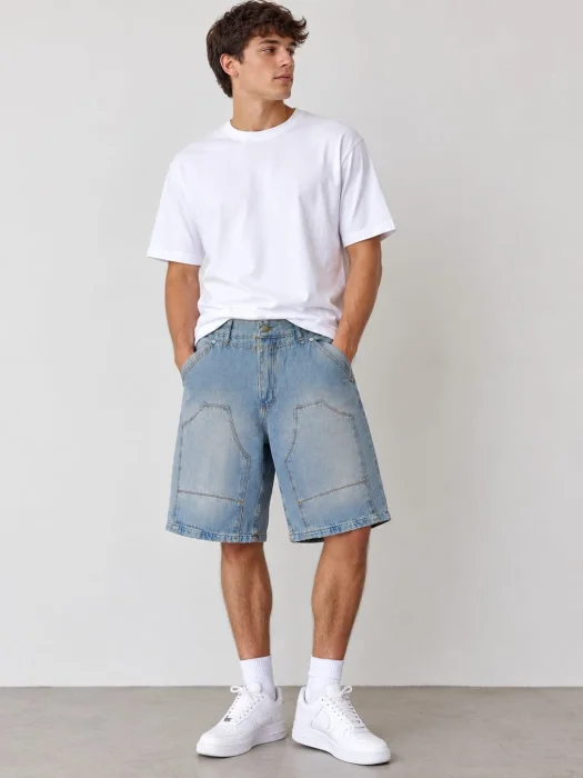 Bermudas Baggy Aplike