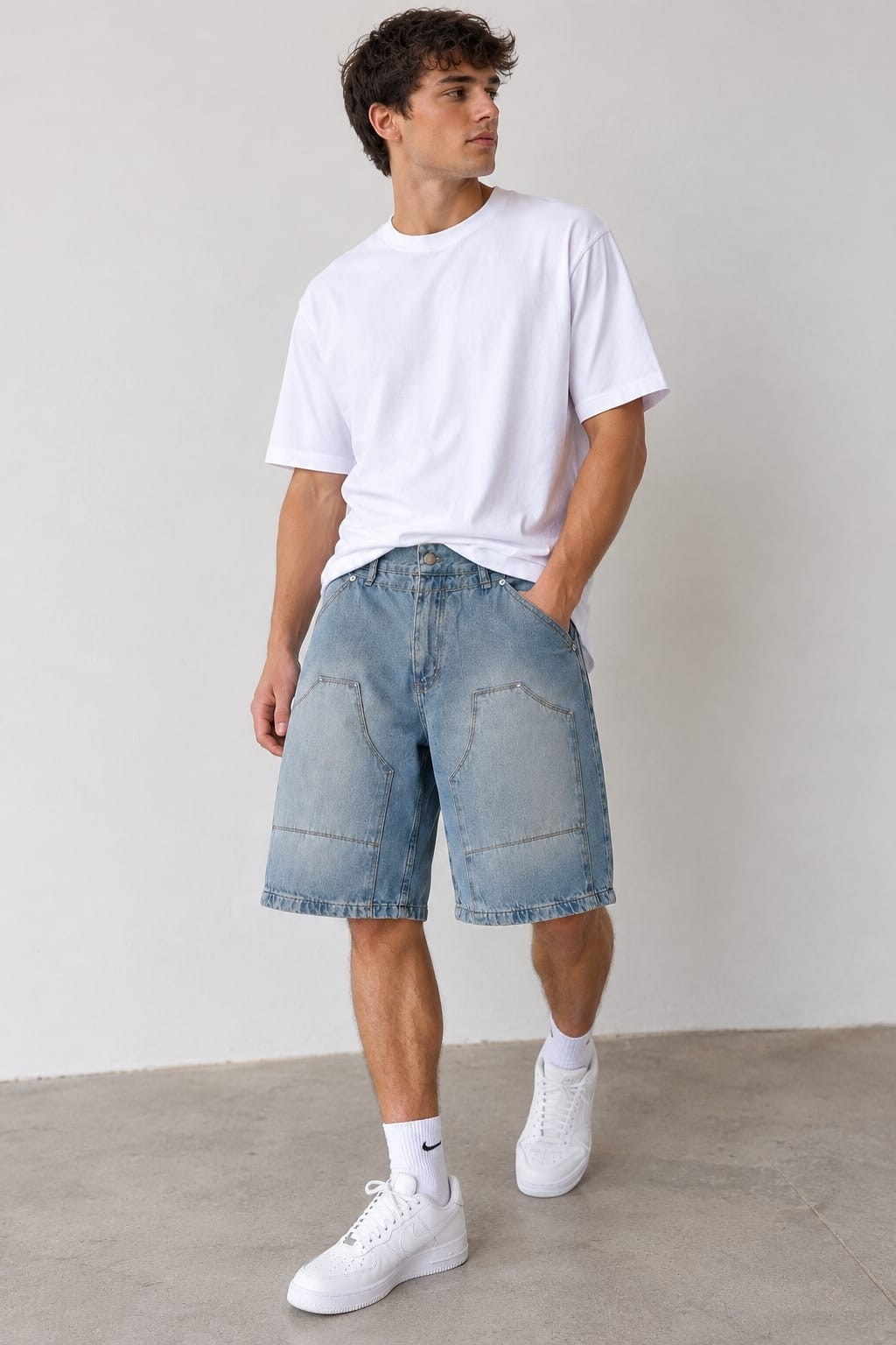 Bermudas Baggy Aplike - Imagen 2