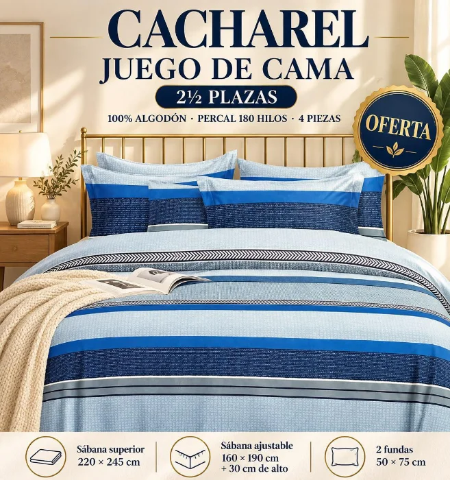 Juego de Sábanas Cacharel