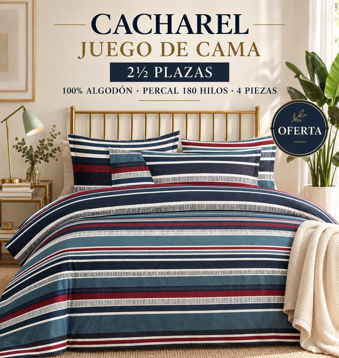 Juego de Sábanas Cacharel - Imagen 2