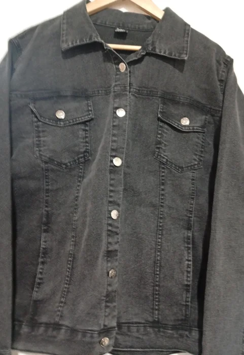 Campera Jeans Clásica Tela Jeans Elastizado Talle Especiales