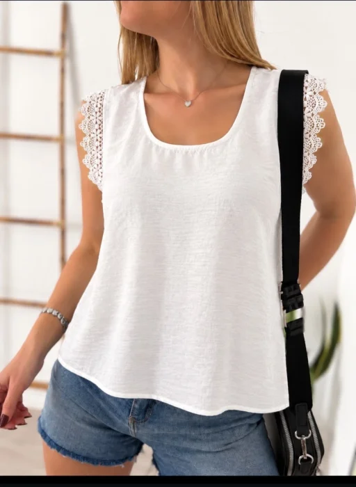 Musculosa Lino Puntilla  del 2 al 4