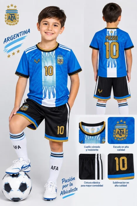 Conjuntos Messi Despedida 4 al 16