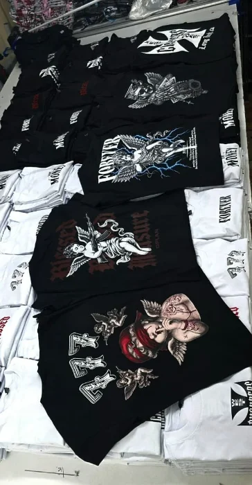 Remeras Doble Estampado Tendencia