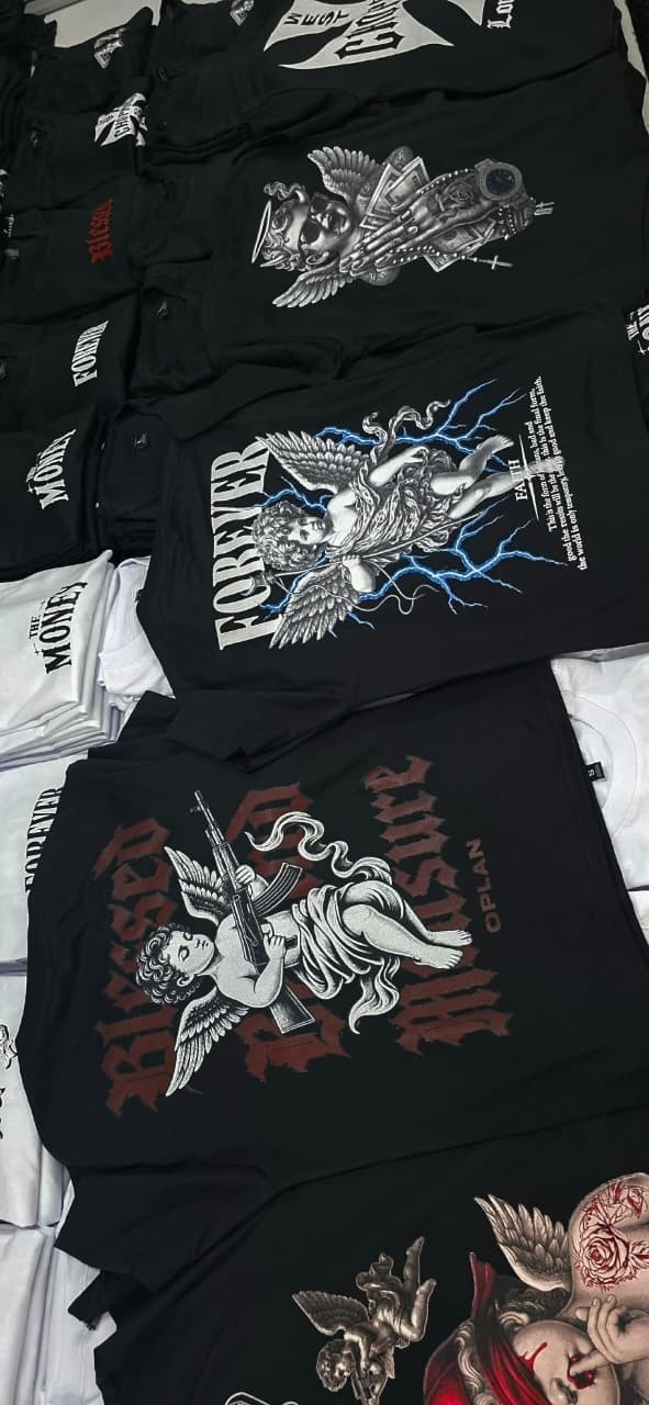 Remeras Doble Estampado Tendencia - Imagen 2