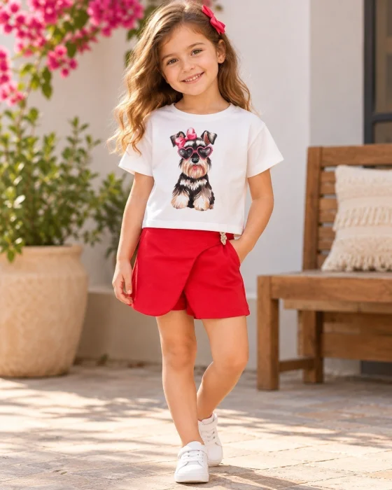 Remera Schnauzer Algodon Peinado