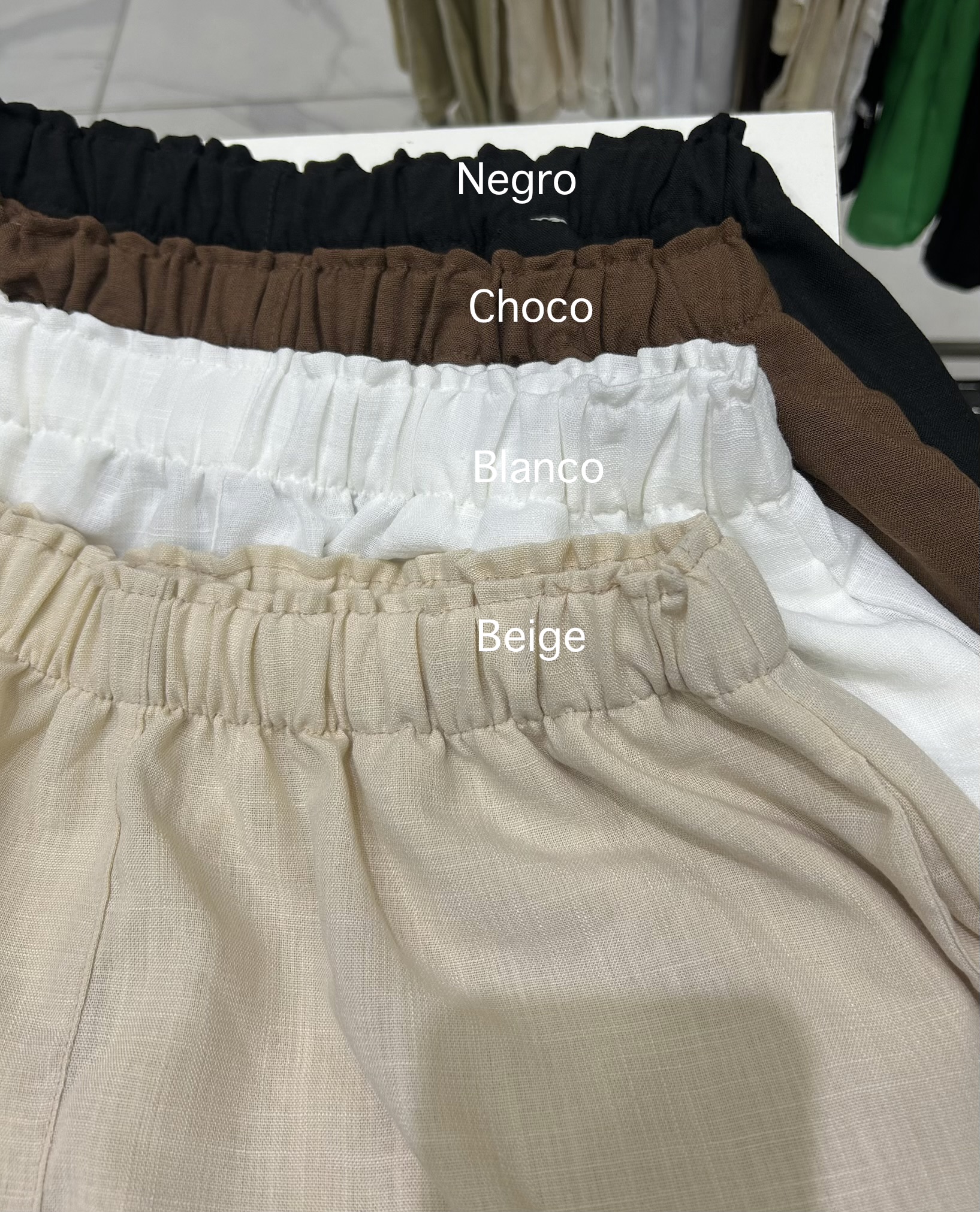 Short con Volados Simil Lino - IMG_3824.jpeg