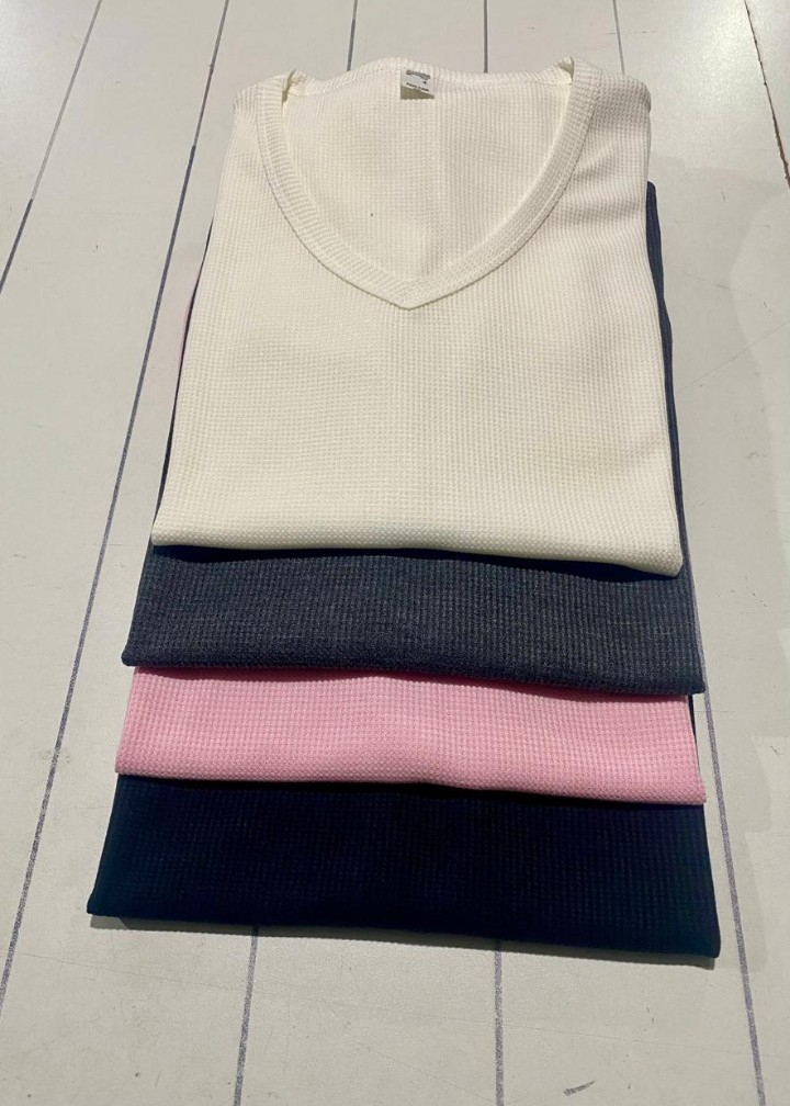 Remeras de Waffle Calidad - Imagen 3