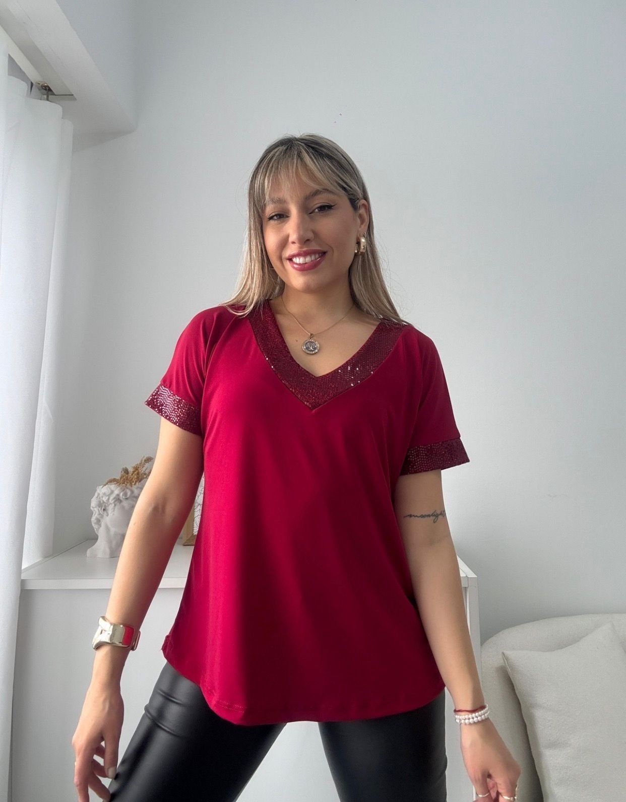 Remera de Lurex, de Seda "solo por Pedido" - Imagen 3