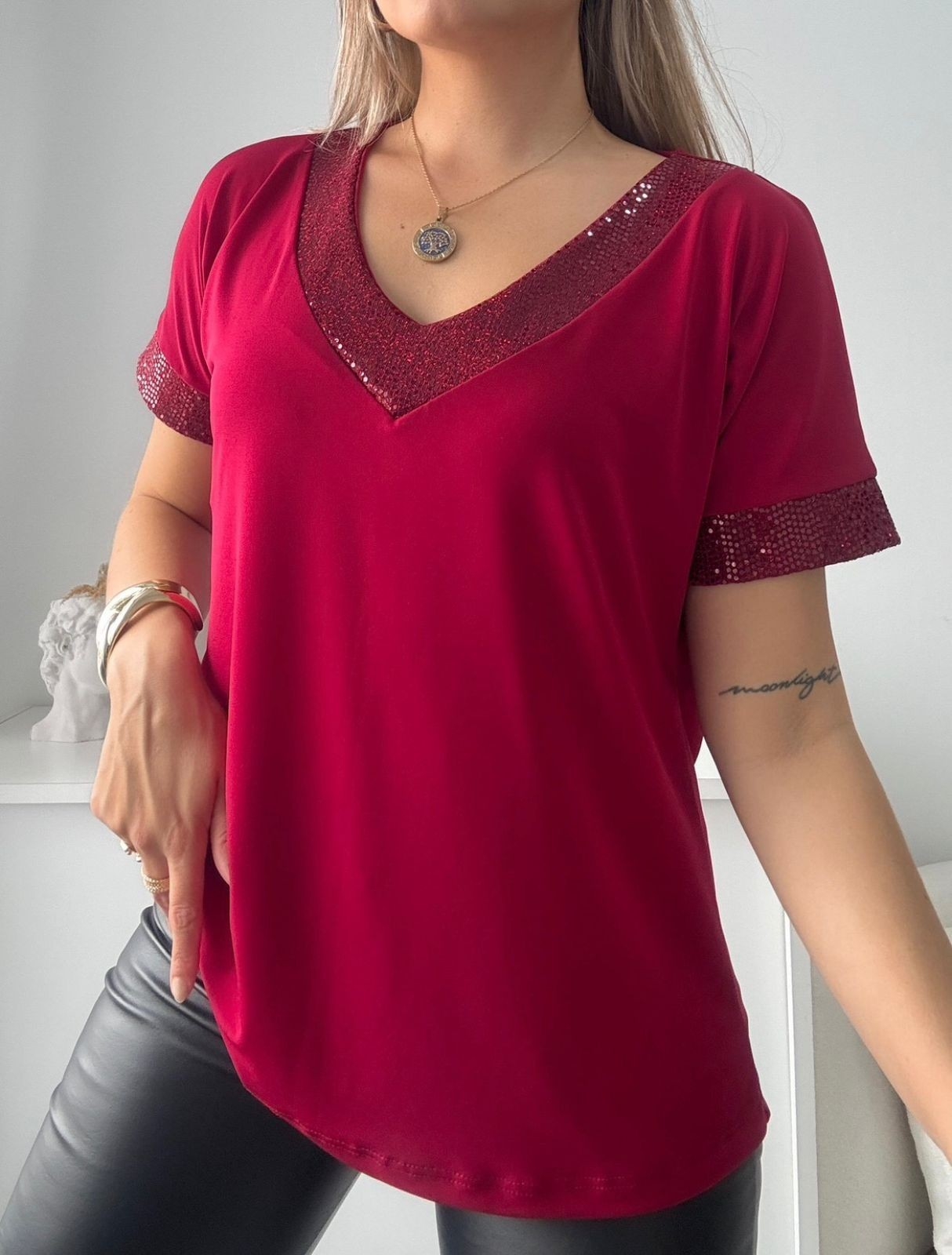 Remera de Lurex, de Seda "solo por Pedido" - Imagen 4
