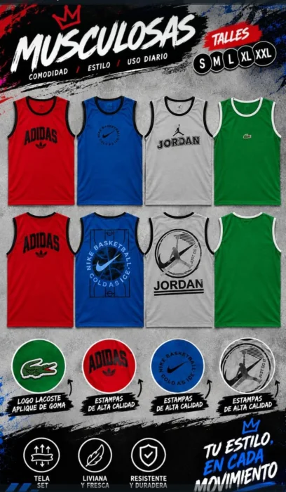Musculosa Set Deportivo Adulto