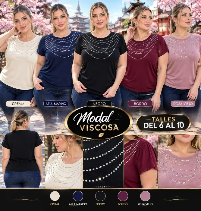 Modal Viscosa Talles 6 al 10