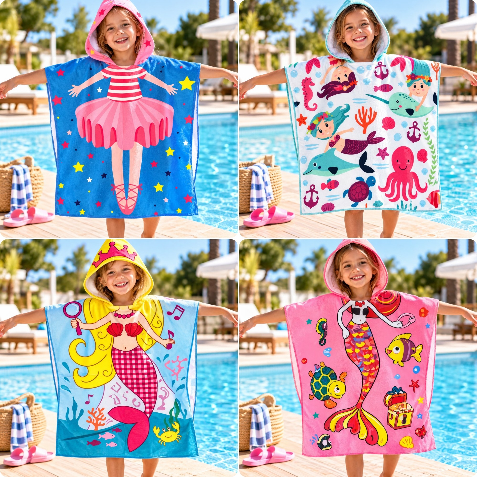 Poncho Infantil C/ Capucha - Imagen 3