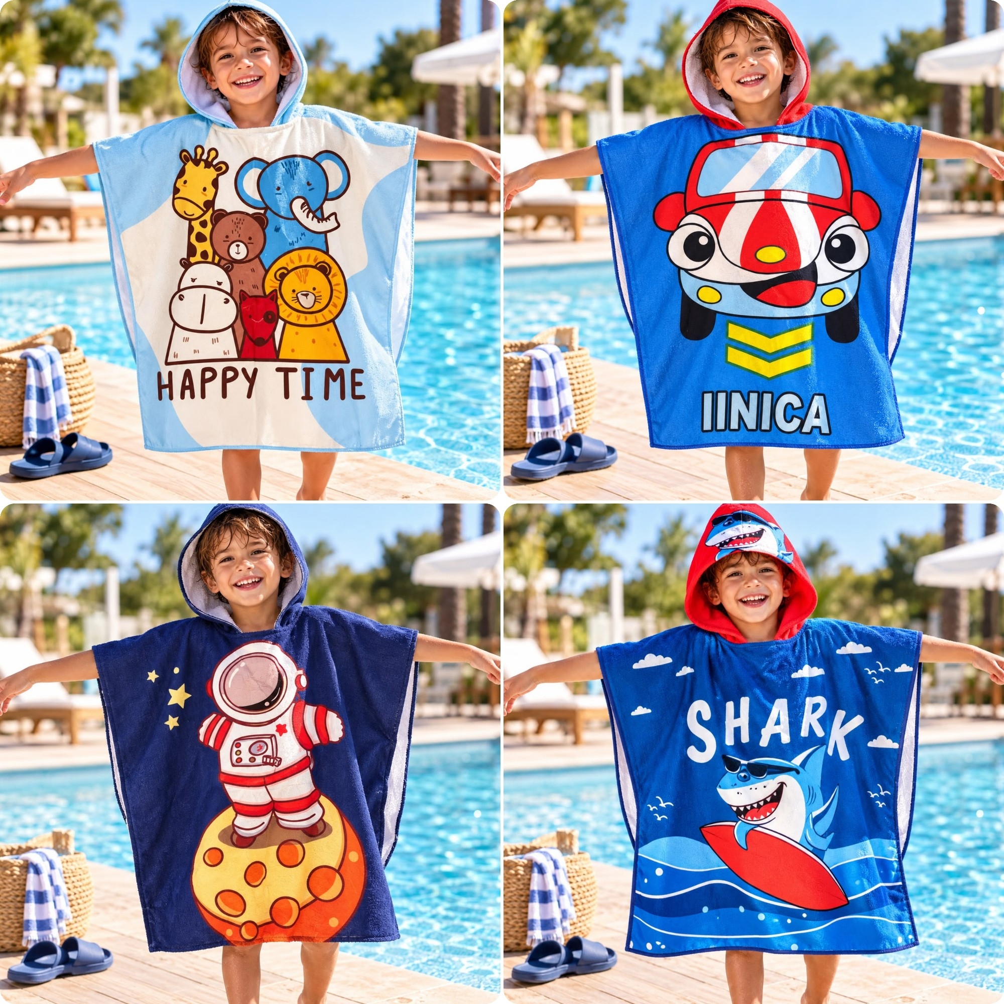 Poncho Infantil C/ Capucha - Imagen 4