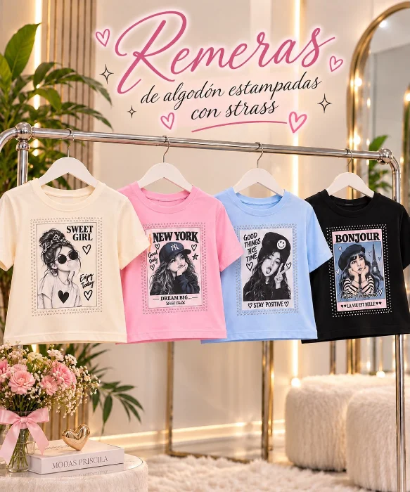 Remeras Algodón Estampadas