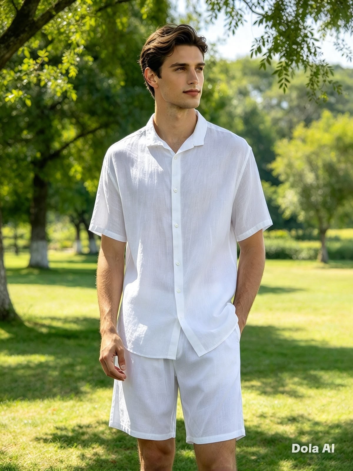 Conjunto Hombre en Lino - Imagen 2