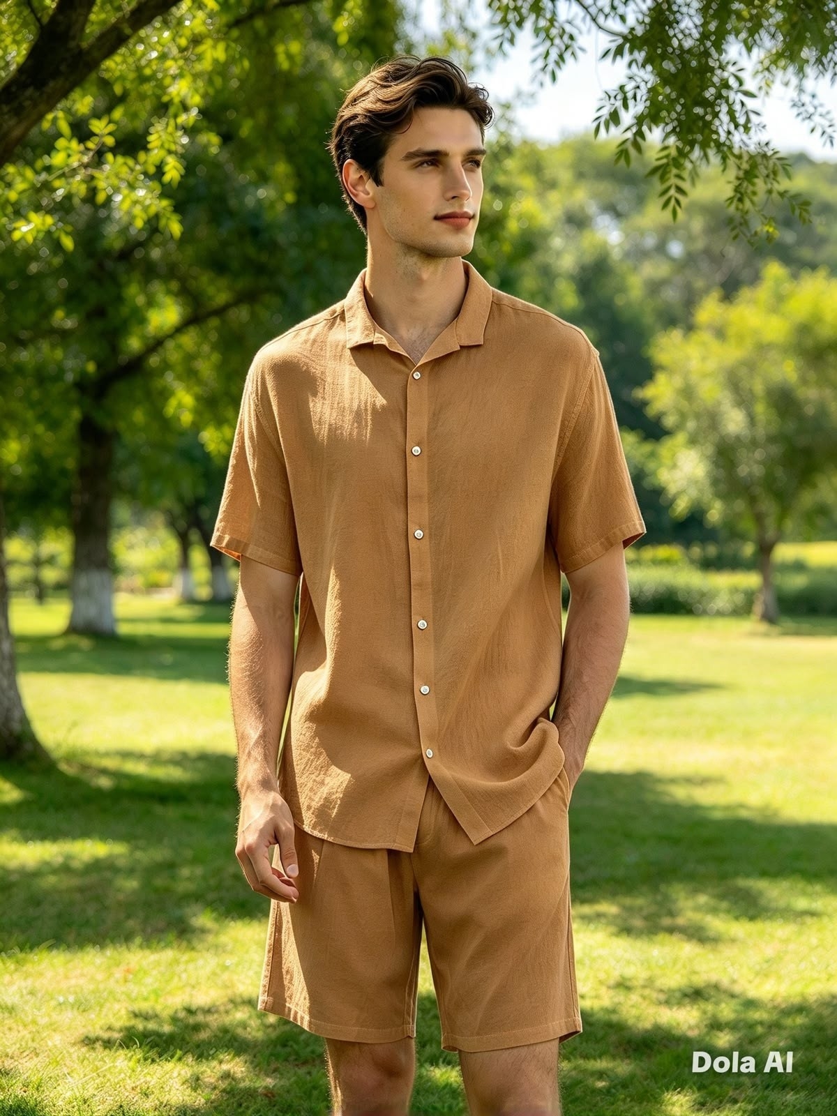 Conjunto Hombre en Lino - Imagen 3